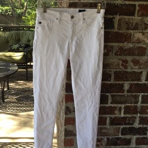 Adriano Goldschmied white skinny jeans 27R